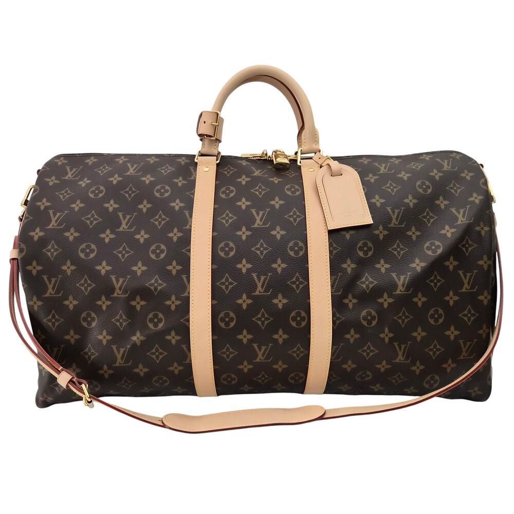 Louis Vuitton Monogram Keepall Bandouliere 55 Duffle
